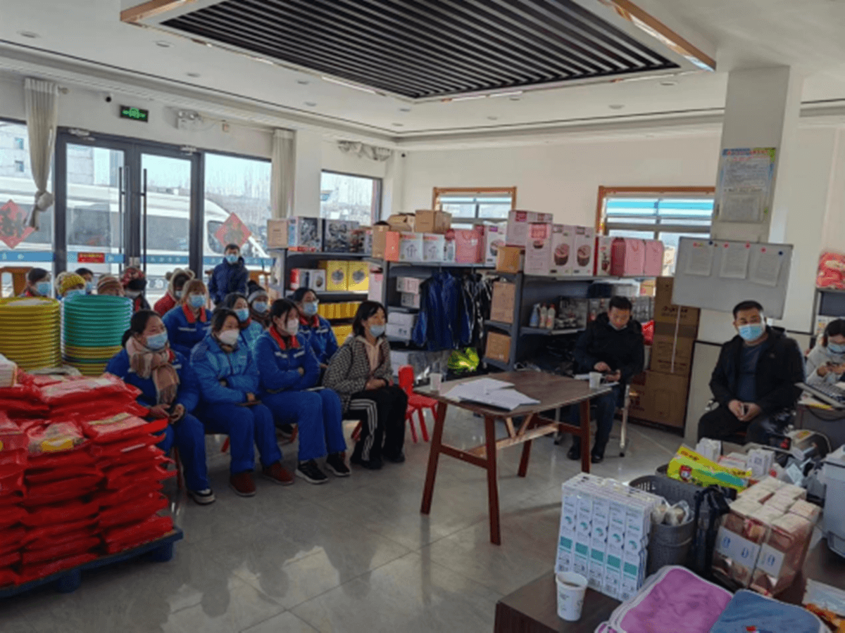蒙阴街道开展开工第一课安全教育培训